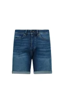 kratke hlače taber | tapered BOSS ORANGE 	temno modra	