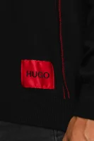 Pulover Sdorito | Regular Fit HUGO 	črna	