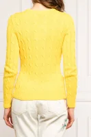 pulover | slim fit | pima POLO RALPH LAUREN 	rumena	