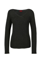 pulover singillo | regular fit HUGO 	olivna	