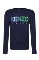 wełniany pulover | regular fit Kenzo 	temno modra	