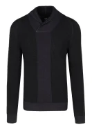 wełniany pulover afoirbos | regular fit BOSS ORANGE 	črna	