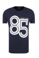 t-shirt tjm retro 85 | relaxed fit Tommy Jeans 	temno modra	