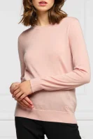 De cașmir pulover Iberia | Regular Fit TORY BURCH 	prašno roza	
