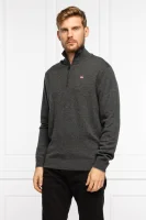 Volneni pulover DAMAVAND H 3 | Regular Fit Napapijri 	grafitna barva	