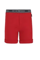 kratke hlače | relaxed fit Emporio Armani 	rdeča	