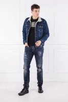 jakna jeansowa | regular fit GUESS 	modra	