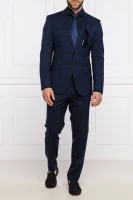 Volneni obleka Huge6/Genius5 | Slim Fit BOSS BLACK 	temno modra	