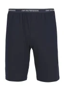 kratke hlače od piżamy | regular fit Emporio Armani 	temno modra	