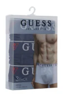 bokserice 3-pack hero | cotton stretch Guess Underwear 	temno modra	