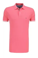 polo basic tipped | regular fit | pique Tommy Hilfiger 	roza	