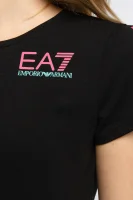 Majica | Regular Fit EA7 	črna	