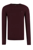 wełniany pulover | regular fit GUESS 	bordo	