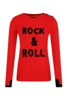 kaszmirowy pulover delly | regular fit Zadig&Voltaire 	rdeča	