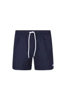 kratke hlače kąpielowe | regular fit Emporio Armani 	temno modra	