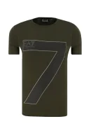 t-shirt | regular fit EA7 	olivna	