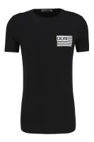 t-shirt takeos | slim fit CALVIN KLEIN JEANS 	črna	