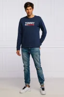 longsleeve | regular fit Tommy Jeans 	temno modra	