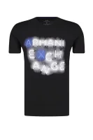 t-shirt | slim fit | pima Armani Exchange 	črna	