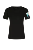 Majica | Regular Fit Emporio Armani 	črna	