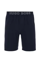 kratke hlače od piżamy | regular fit BOSS BLACK 	temno modra	