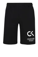 kratke hlače knit | regular fit Calvin Klein Performance 	črna	