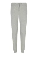 hlače od piżamy essentials | regular fit LAUREN RALPH LAUREN 	siva	