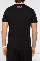 Majica | Slim Fit EA7 	črna	