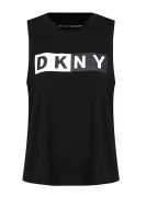 top | regular fit DKNY Sport 	črna	