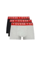 Bokserki 3-pack HERO | cotton stretch Guess Underwear 	siva	