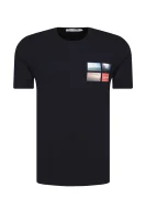 t-shirt | regular fit CALVIN KLEIN JEANS 	črna	