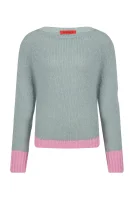 pulover dorothy | regular fit | z dodatkom volne MAX&Co. 	turkizna	