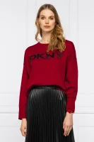 Pulover | Relaxed fit DKNY 	rdeča	
