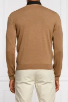 Volneni pulover Baram | Slim Fit BOSS BLACK 	rjava	