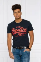 Majica RISING SUN | Slim Fit Superdry 	temno modra	