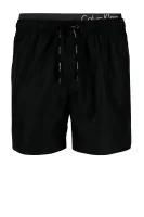 kratke hlače kąpielowe medium double wb | regular fit Calvin Klein Swimwear 	črna	