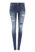 kavbojke pixie | skinny fit | mid waist Pepe Jeans London 	modra	