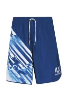 kratke hlače kąpielowe | loose fit Armani Exchange 	temno modra	