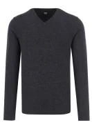 pulover albonop | regular fit | z dodatkom volne BOSS ORANGE 	grafitna barva	