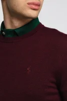 volneni pulover | slim fit POLO RALPH LAUREN 	bordo	