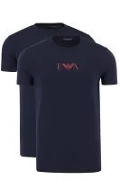 t-shirt 2-pack | slim fit Emporio Armani 	temno modra	