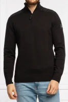 Pulover | Regular Fit Calvin Klein 	črna	