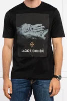 Majica | Regular Fit Jacob Cohen 	črna	