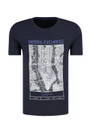 t-shirt | slim fit Armani Exchange 	temno modra	