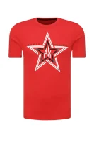 t-shirt | regular fit Armani Exchange 	rdeča	