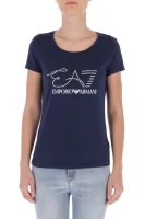 t-shirt | regular fit EA7 	temno modra	