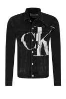 jeans jakna | slim fit CALVIN KLEIN JEANS 	črna	