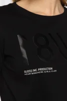 Majica | Regular Fit GUESS 	črna	