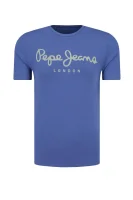 t-shirt original stretch | slim fit Pepe Jeans London 	modra	