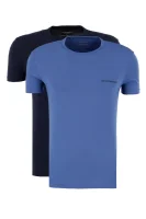 t-shirt 2-pack | regular fit Emporio Armani 	modra	